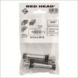 CHEVILLE G2X Ø 16X65 MM X 2 PCS / SACHET