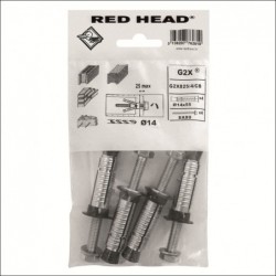 CHEVILLE G2X Ø 14X55 MM X 4 PCS / SACHET