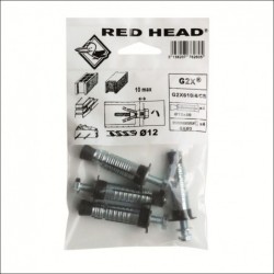 CHEVILLE G2X Ø 12X50 MM X 4 PCS / SACHET