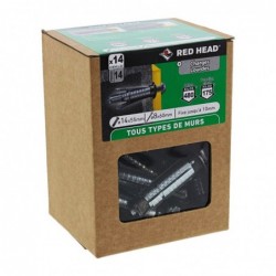 CHEVILLE G2X Ø 14X55 MM X 14 PCS / BOITE