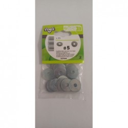 RONDELLES TRES LARGES Ø 5MM 35 PCS / SACHET
