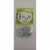 RONDELLES TRES LARGES Ø 8MM 12 PCS / SACHET