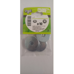 RONDELLES TRES LARGES Ø 10MM 7 PCS / SACHET