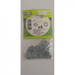 RONDELLES ETROITES Ø 6MM 40 PCS / SACHET
