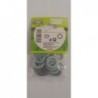 RONDELLES ETROITES Ø 12MM 16 PCS / SACHET