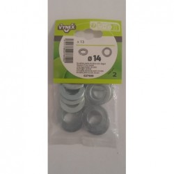 RONDELLES ETROITES Ø 14MM 13 PCS / SACHET