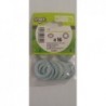RONDELLES ETROITES Ø 16MM 8 PCS / SACHET