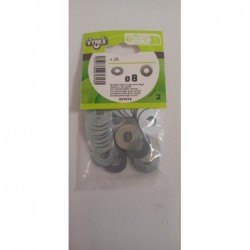 RONDELLES LARGES Ø 8MM 28 PCS / SACHET