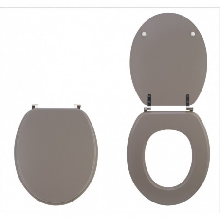 ABATTANT COLORS LINE TAUPE MAT
