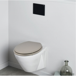 ABATTANT COLORS LINE TAUPE MAT
