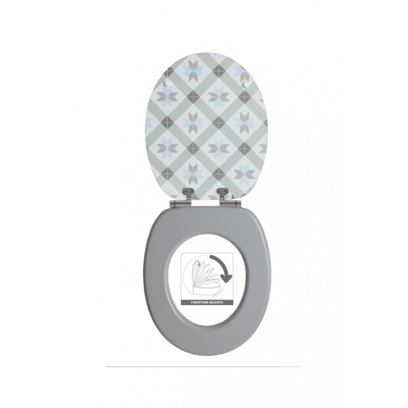 ABATTANT TRENDY LINE CARREAUX CIMENT