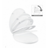 ABATTANT BLANC THERMODUR DECLIPSABLE