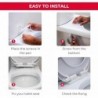 ABATTANT BLANC THERMODUR DECLIPSABLE