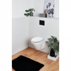 ABATTANT CASUAL LINE BLANC CHARNIERES INOX