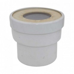 PIPE WC COURTE DROITE M/F Ø100 MM A COLLER + JOINT