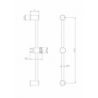BARRE DE DOUCHE MAHA CHROME