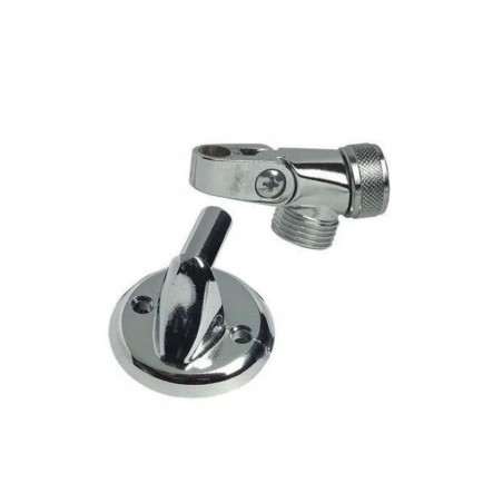 SUPPORT DOUCHETTE MURAL CHROME MF 1/2-(15/21)