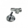 SUPPORT DOUCHETTE MURAL CHROME MF 1/2-(15/21)