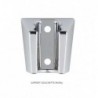 SUPPORT DOUCHETTE MURAL FIXE CHROME