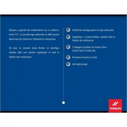 ROBINET FLOTTEUR LATERALE F12 EMBOUT M3/8 (12/17)