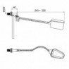 ROBINET FLOTTEUR LATERALE F12 EMBOUT M3/8 (12/17)