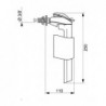 ROBINET FLOTTEUR LATERALE SERVO VALVE M3/8 (12/17)