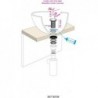 BONDE LAVABO 75MM QUICK-CLAC SANS TROP PLEIN