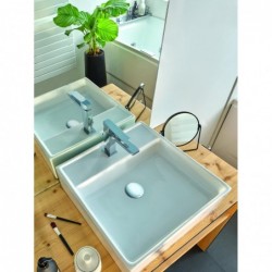 BONDE LAVABO 100MM QUICK-CLAC SANS TROP PLEIN