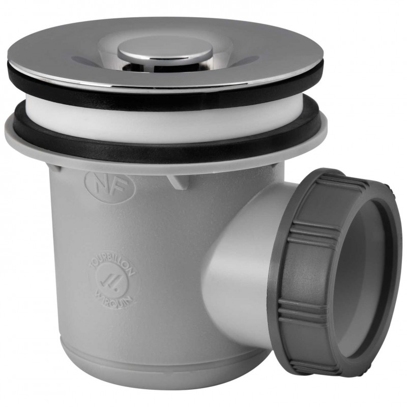BONDE COUDE RECEVEUR DE DOUCHE Ø 60MM