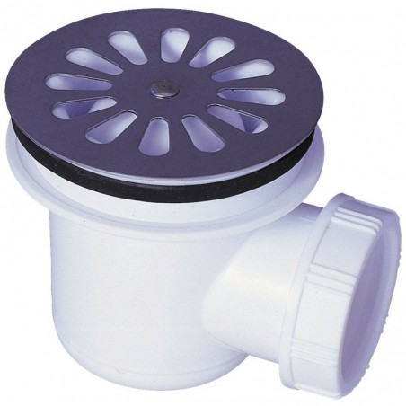 BONDE DOUCHE COUDEE SIPHONEE SORTIE HORIZONTALE