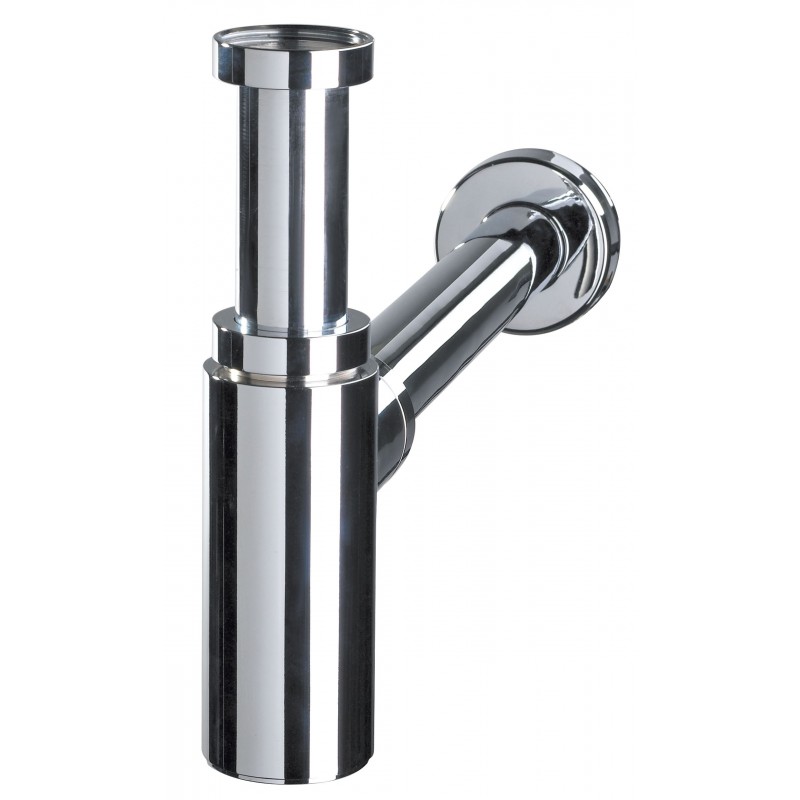 SIPHON LAVABO DESIGN LINEIS LAITON CHROME Ø 32MM