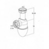 EASYPHON LAVABO 1/4 Ø 32/40MM BM211