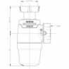 SIPHON NEO AIR EVIER Ø 40MM ZERO FUITE