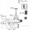 VIDAGE AUTO BAIGNOIRE SIPHON Ø 40MM
