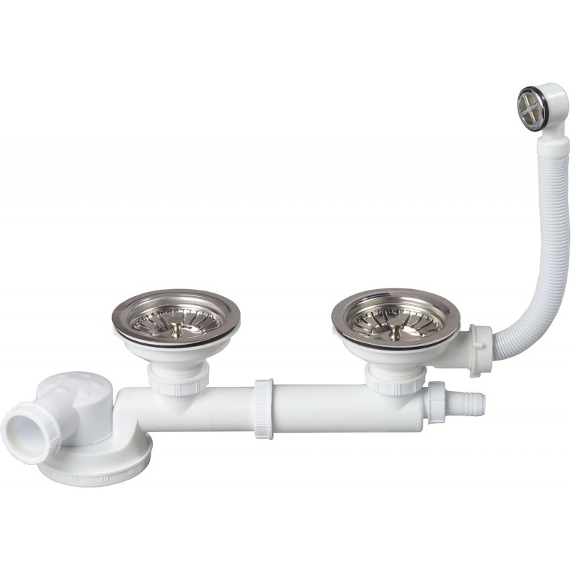 VIDAGE EXTRA PLAT POUR EVIER 2 BACS Ø 90MM