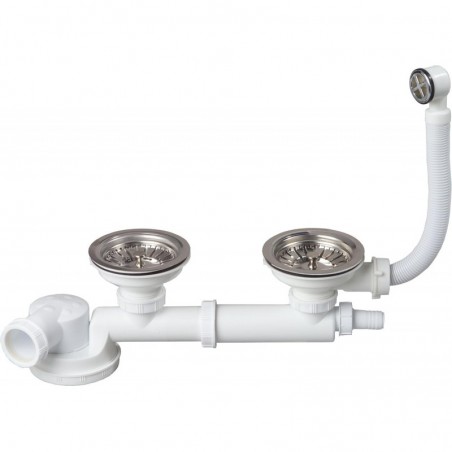 VIDAGE EXTRA PLAT POUR EVIER 2 BACS Ø 90MM