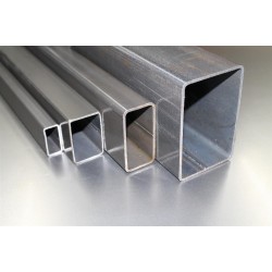 TUBE RECTANGLE ALU 6060 LONGUEUR   6ML