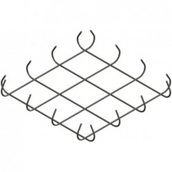 ARMATURE SEMELLE ISOLEE Ø 8- MAILLES 15X15 CM.