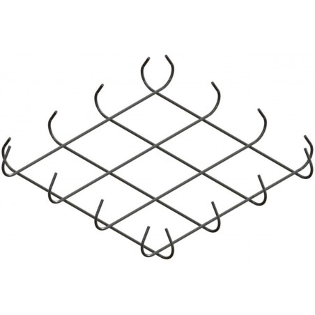 ARMATURE SEMELLE ISOLEE Ø 8- MAILLES 15X15 CM.