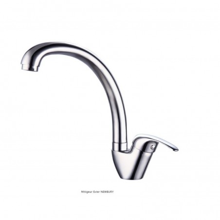 MITIGEUR EVIER NEWBURY CHROME LIVRÉ COMPLET