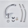MITIGEUR EVIER NEWBURY CHROME LIVRÉ COMPLET