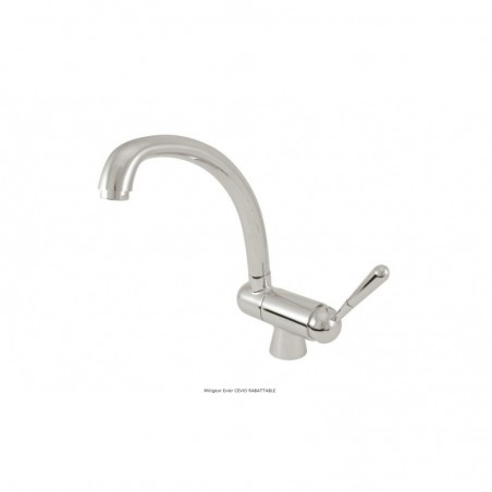 MITIGEUR EVIER BEC RABATABLE CEVIO CHROME COMPLET