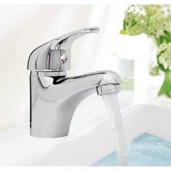 MITIGEUR LAVABO CARDIFF CHROME LIVRÉ COMPLET