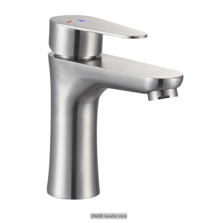 MITIGEUR LAVABO ONABI INOX LIVRÉ COMPLET