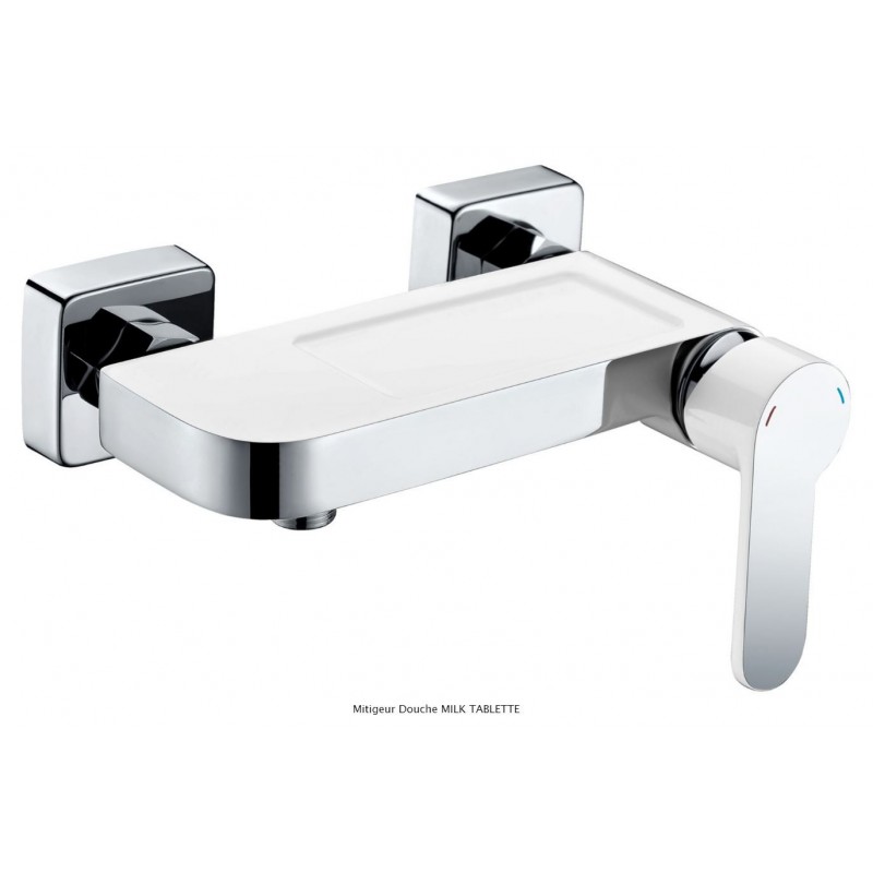 MITIGEUR DOUCHE MILK TABLETTE CHROME COMPLET