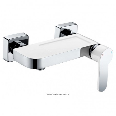 MITIGEUR DOUCHE MILK TABLETTE CHROME COMPLET