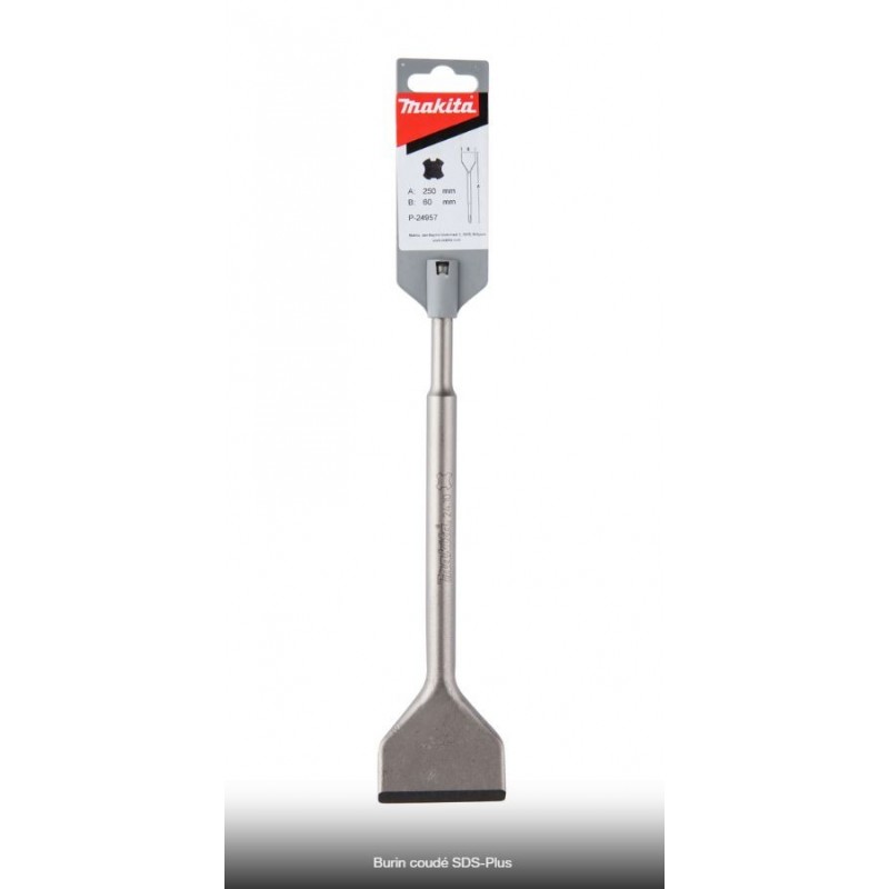 BURIN SPATULE COUDÉ SDS+ 60X250 MM
