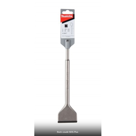 BURIN SPATULE COUDÉ SDS+ 60X250 MM