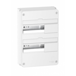 COFFRET BLANC EN SAILLIE 2 RANGÉES DE 13 MODULES