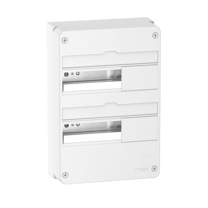 COFFRET BLANC EN SAILLIE 2 RANGÉES DE 13 MODULES